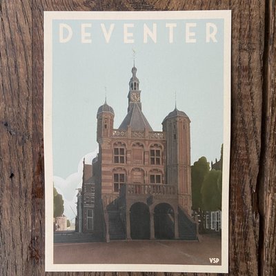 Ansichtkaart: Vintage kaart De Waag