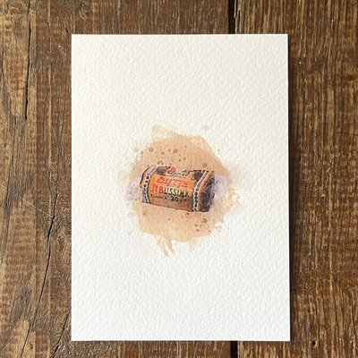 Ansichtkaart: Bijtje kraft