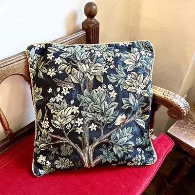 William Morris kussenhoes - Tree of life blue