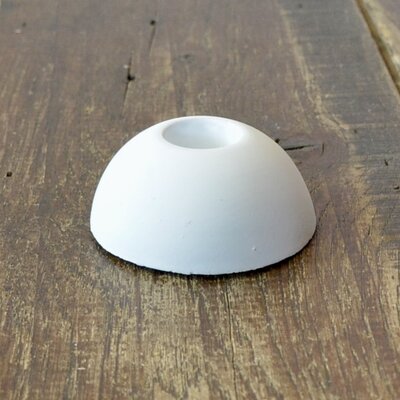 Bulb houder kaars wit