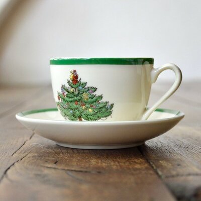 Spode kop en schotel kerst set van 2 Spode kop en schotel kerst set van 2