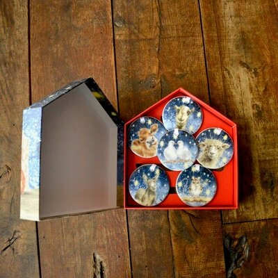 Wrendale kersthangers set 