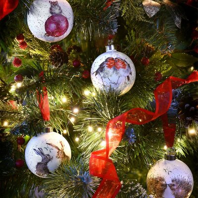 Kerstbal Wrendale muis