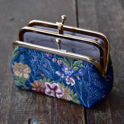 Portemonnee red/blue – William Morris