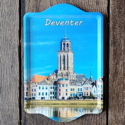Dienblad Deventer in de zon Dienblad Deventer in de zon