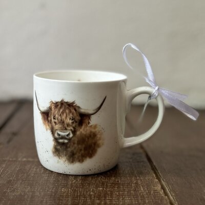 Wrendale Designs - Mok - Highland Cow / Koe