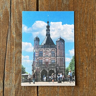 Ansichtkaart: Deventer Waag op de Brink