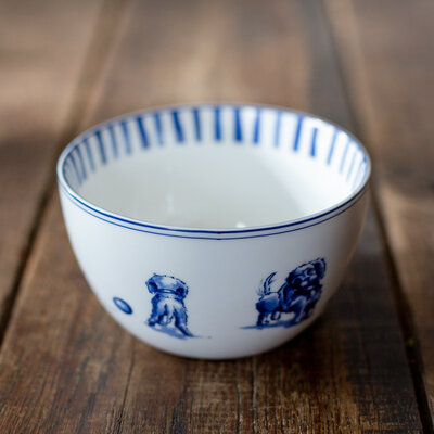 Heinen Delfts Blauw | ‘Teckel Nhaan