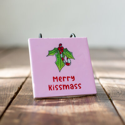 Tegeltje Merry Kissmass