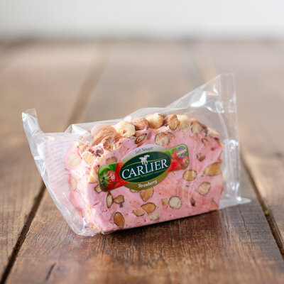Aardbei nougat Carlier 180 gram
