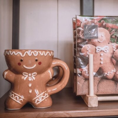 Gingerbread mannetje mok