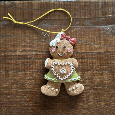 Hanger gingerbread vrouwtje groot