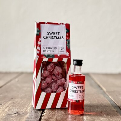 Sweet Christman Gluhwein hartjes en klein likeurtje