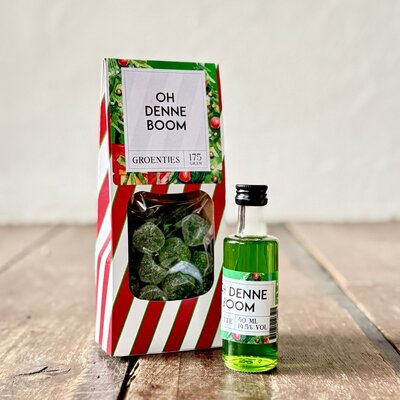 Oh Denneboom groentjes en klein likeurtje