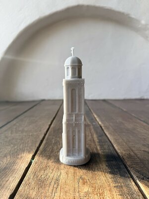 Kaars Lebuinus - grijs